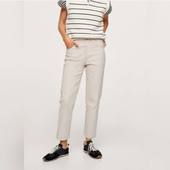 MANGO Coated pants - Picture 3 of 4